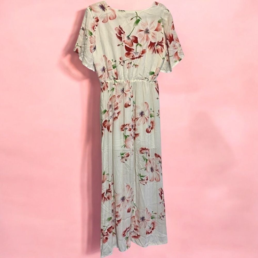 Davi & Dani Floral Maxi Dress Sz L